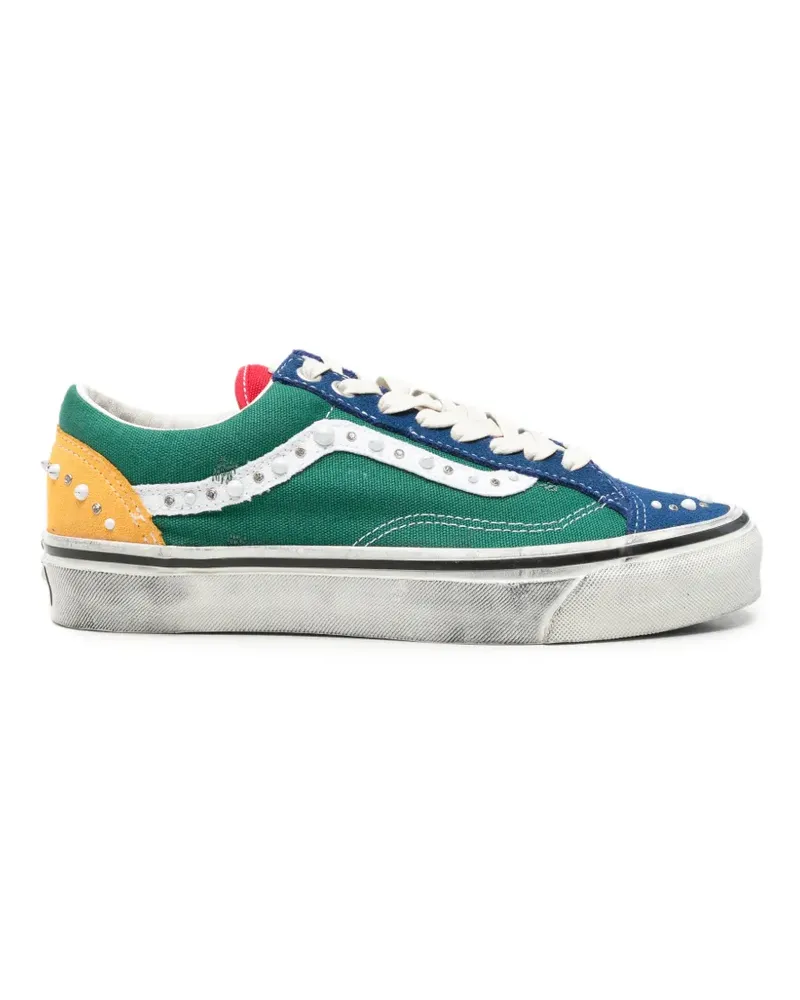 Vans Sneakers in Colour-Block-Optik mit Kunstperlen - Grün Grün