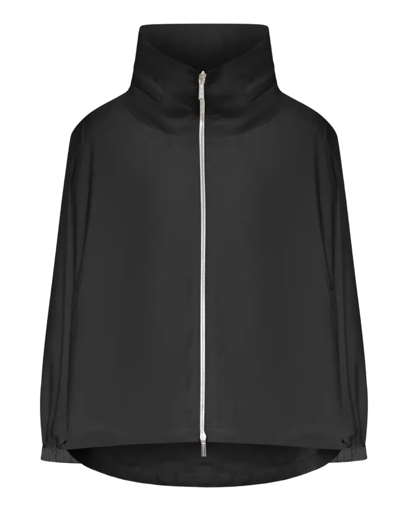 MOORER zip high-neck jacket - Schwarz Schwarz