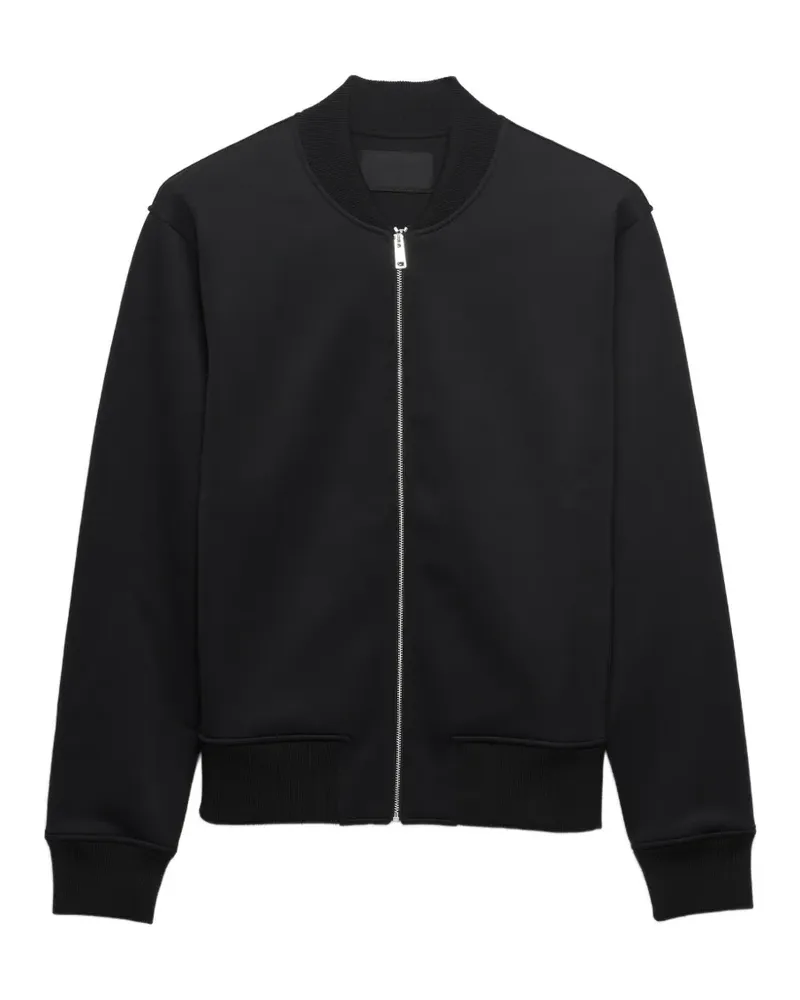 Prada Blousonjacke aus Jersey - Schwarz Schwarz