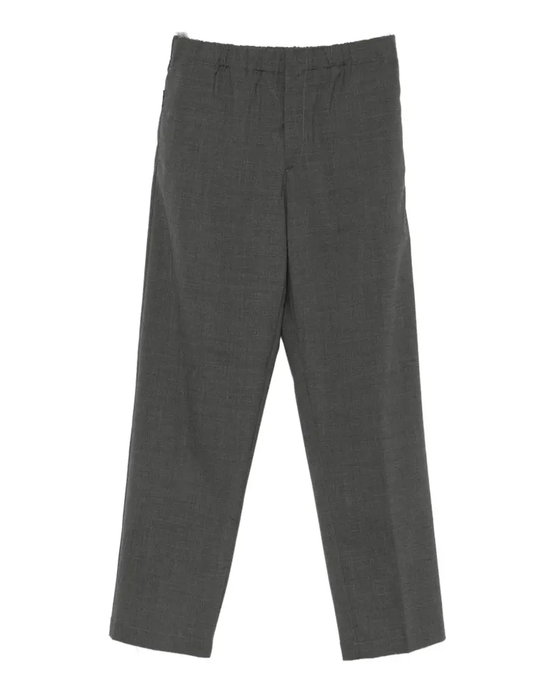 LARDINI elasticated-waistband trousers - Grau Grau