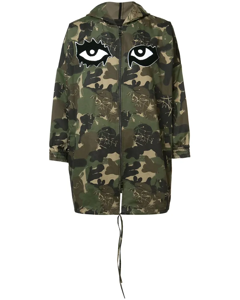 Haculla Mantel mit Camouflage-Print - Grün Grün