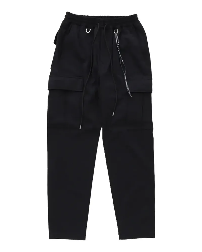 Mastermind Japan logo-print slim-cut cargo pants - Schwarz Schwarz