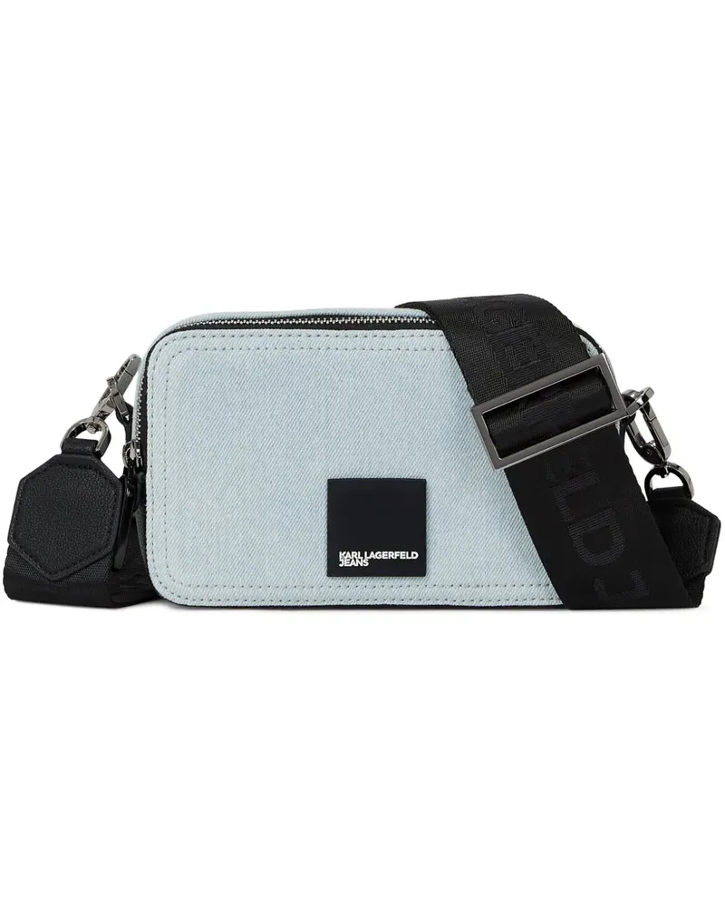 Karl Lagerfeld Kameratasche aus Denim - Blau Blau
