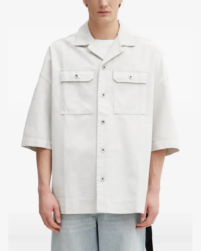 DRKSHDW by Rick Owens Magnum Tommy patch-pocket short-sleeve shirt - Grau Grau