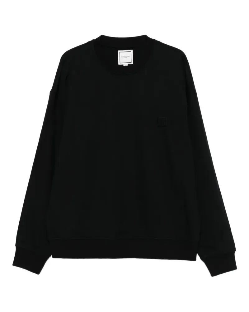Wooyoungmi Pullover mit Logo-Patch - Schwarz Schwarz
