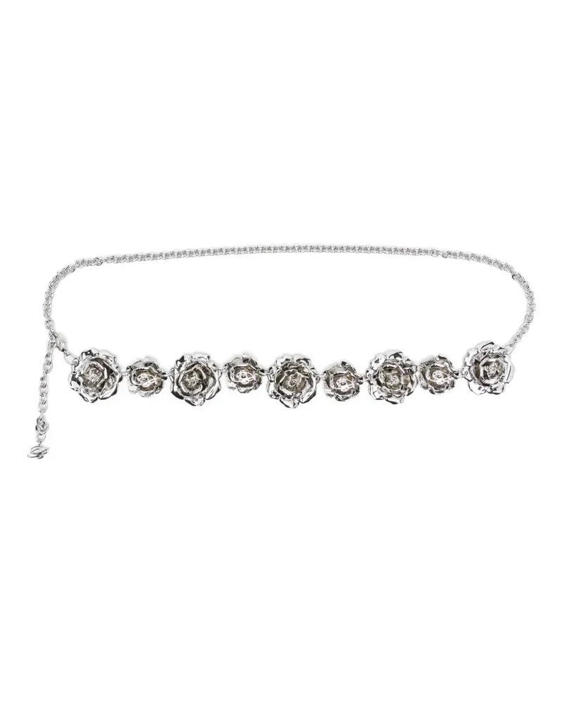 Blumarine Gürtel mit B-Anhänger - Silber Silber