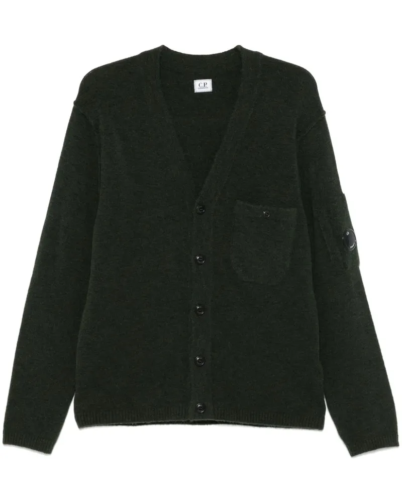 C.P. Company Cardigan mit Linsen-Detail - Grün Grün