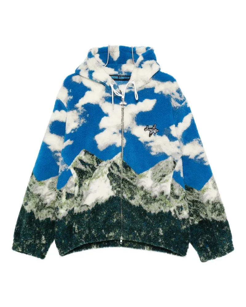CHOPOVA LOWENA hooded fleece jacket - Blau Blau