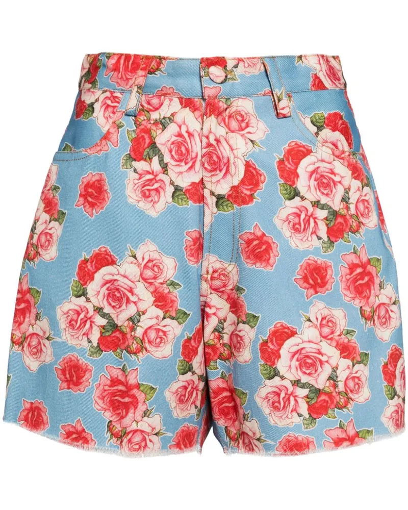 Bambah Rose Jeans-Shorts - Blau Blau