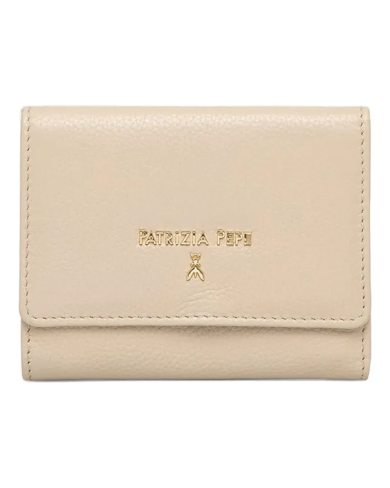 Patrizia Pepe Portemonnaie mit Logo - Nude Nude