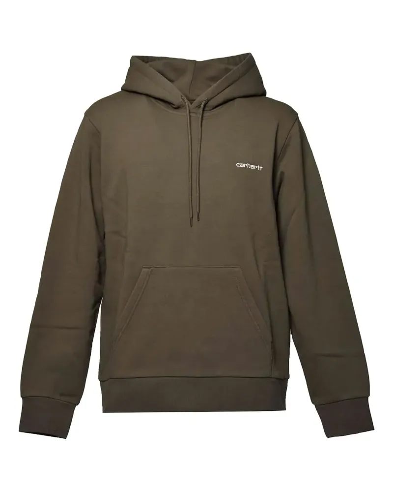 Carhartt WIP Hoodie mit Logo-Stickerei - Grün Grün