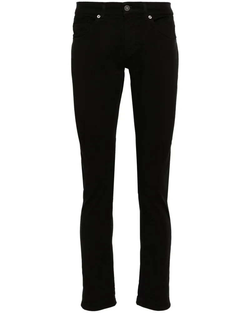 Dondup George Skinny-Jeans - Schwarz Schwarz