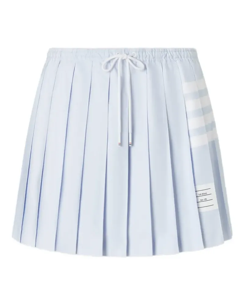 Thom Browne drawstring pleated mini skirt - Blau Blau