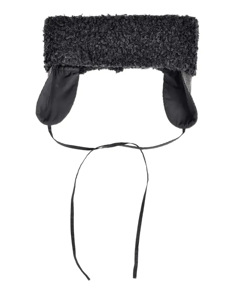 Brunello Cucinelli tie ear warmers - Schwarz Schwarz