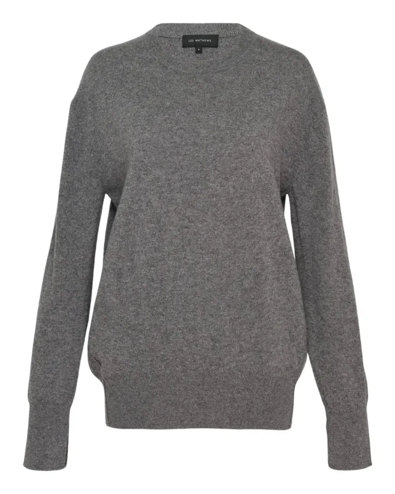 Lee Mathews Langärmeliger Kaschmirpullover mit Rundhalsausschnitt - Grau Grau