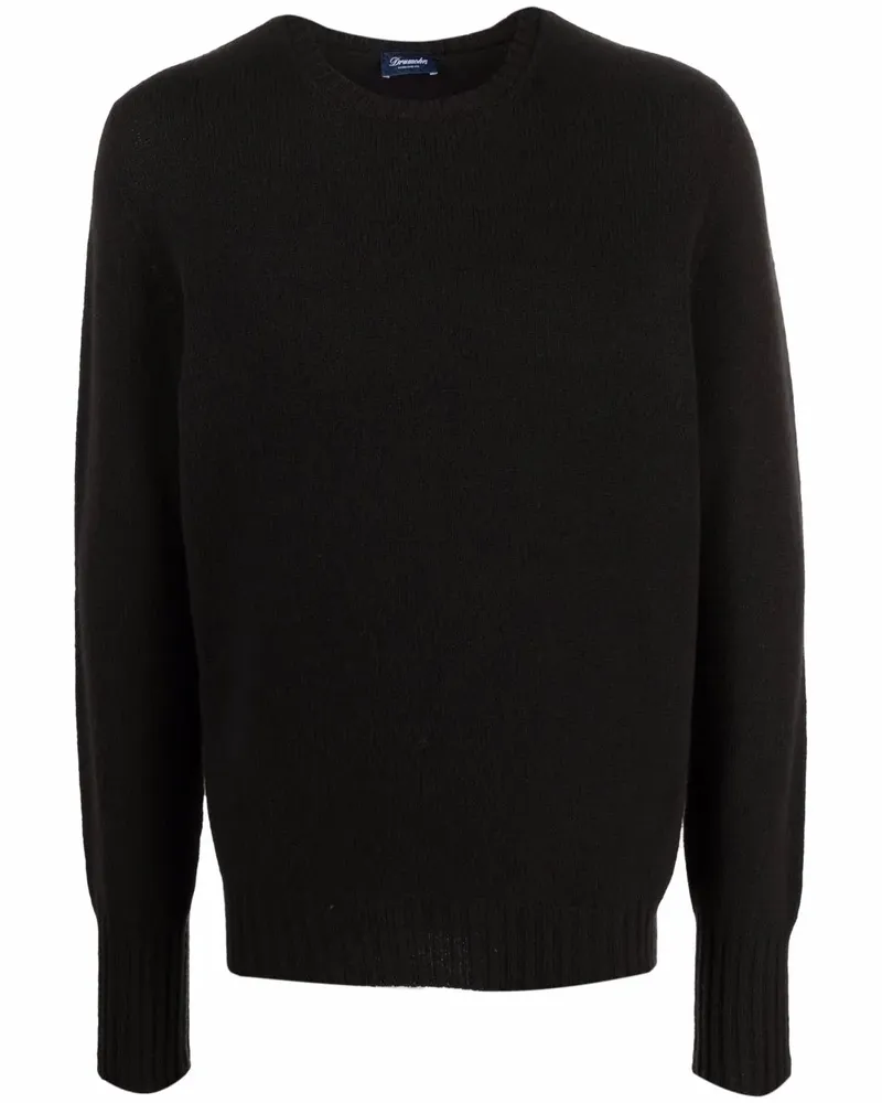 Drumohr  Pullover mit Rundhalsausschnitt - Braun Braun