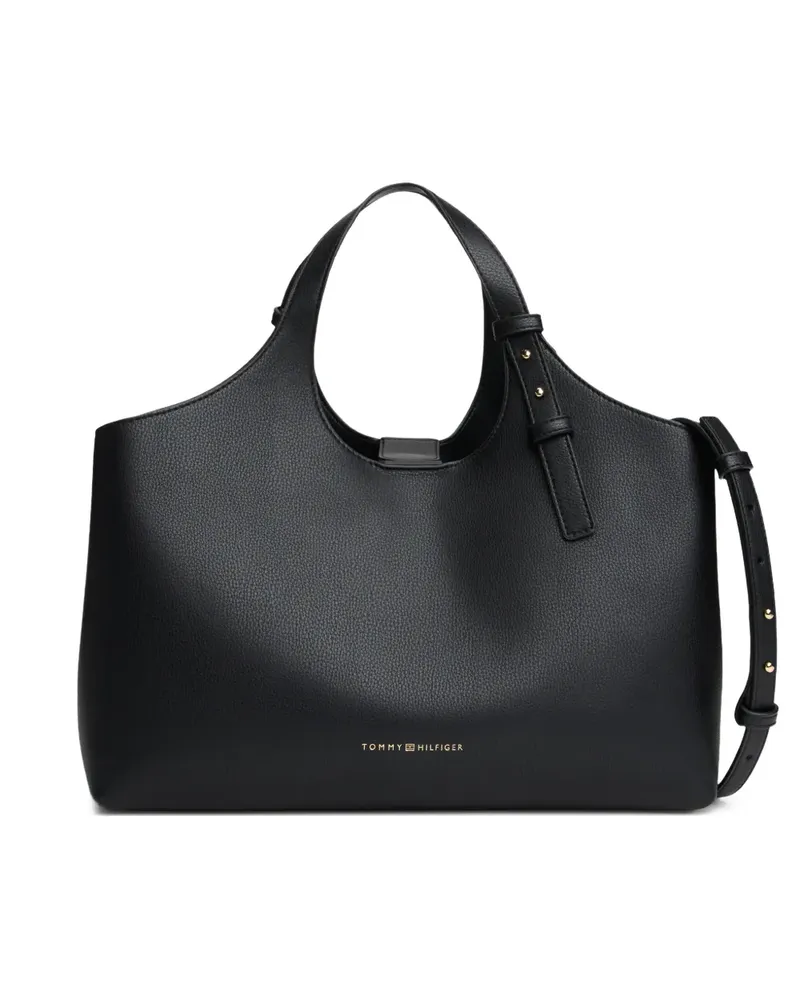 Tommy Hilfiger logo-detail tote bag - Schwarz Schwarz