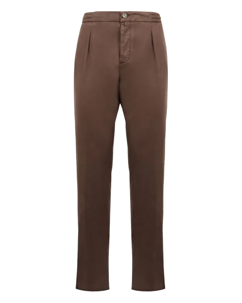 Kiton Hose mit geradem Bein - Braun Braun