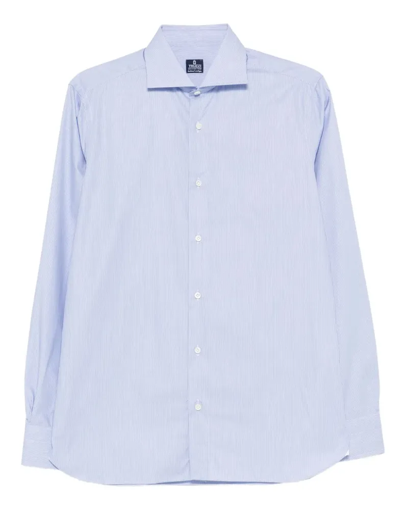 Truzzi Gestreiftes Hemd - Blau Blau