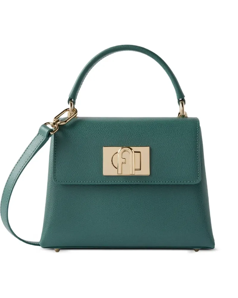 Furla 1927 Arch Tote Bag mit Logo - Grün Grün