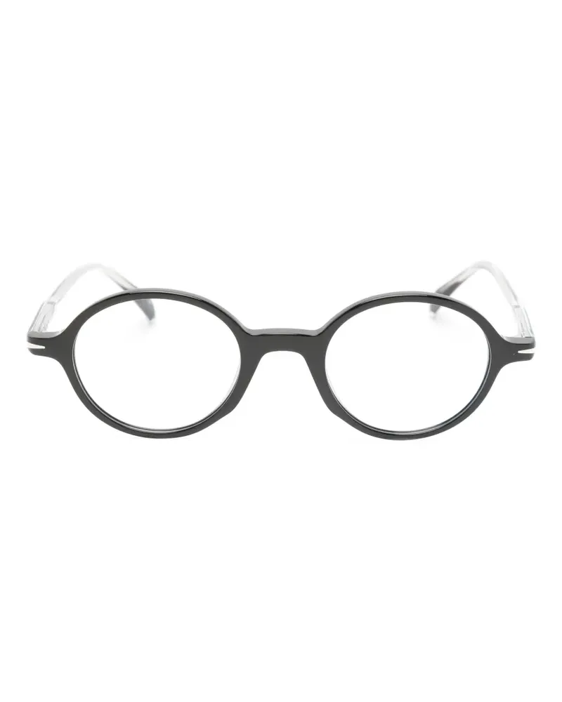EYEWEAR by DAVID BECKHAM Brille mit rundem Gestell - Schwarz Schwarz