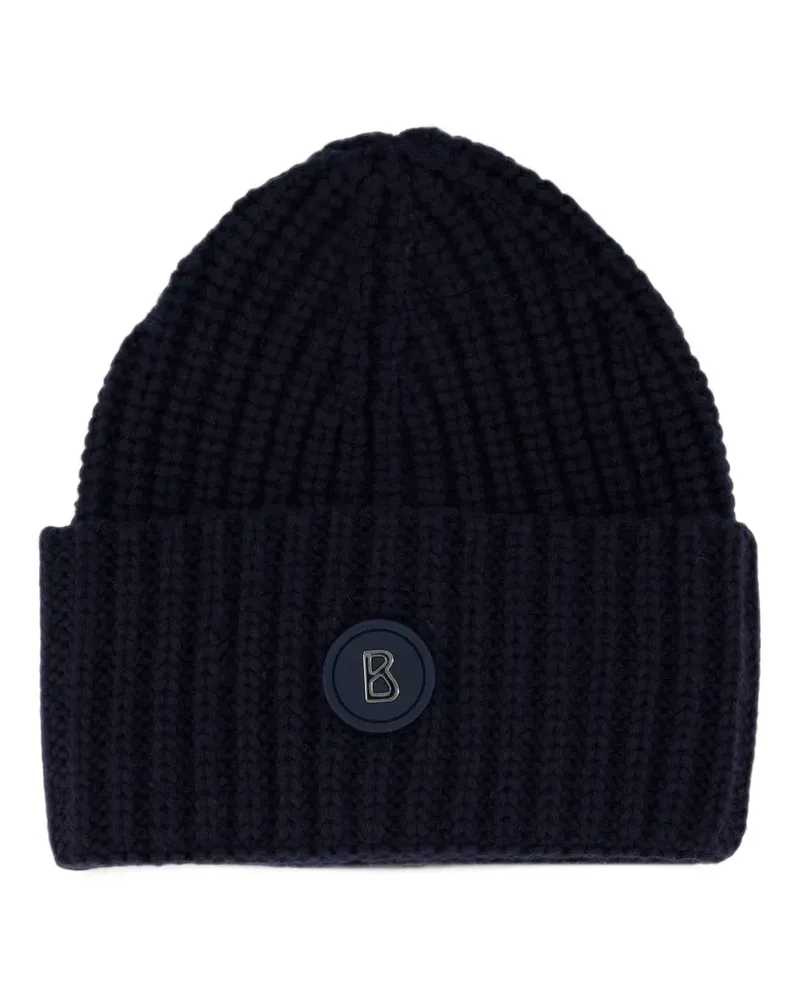 Bogner Kilian ribbed-knit beanie hat - Blau Blau