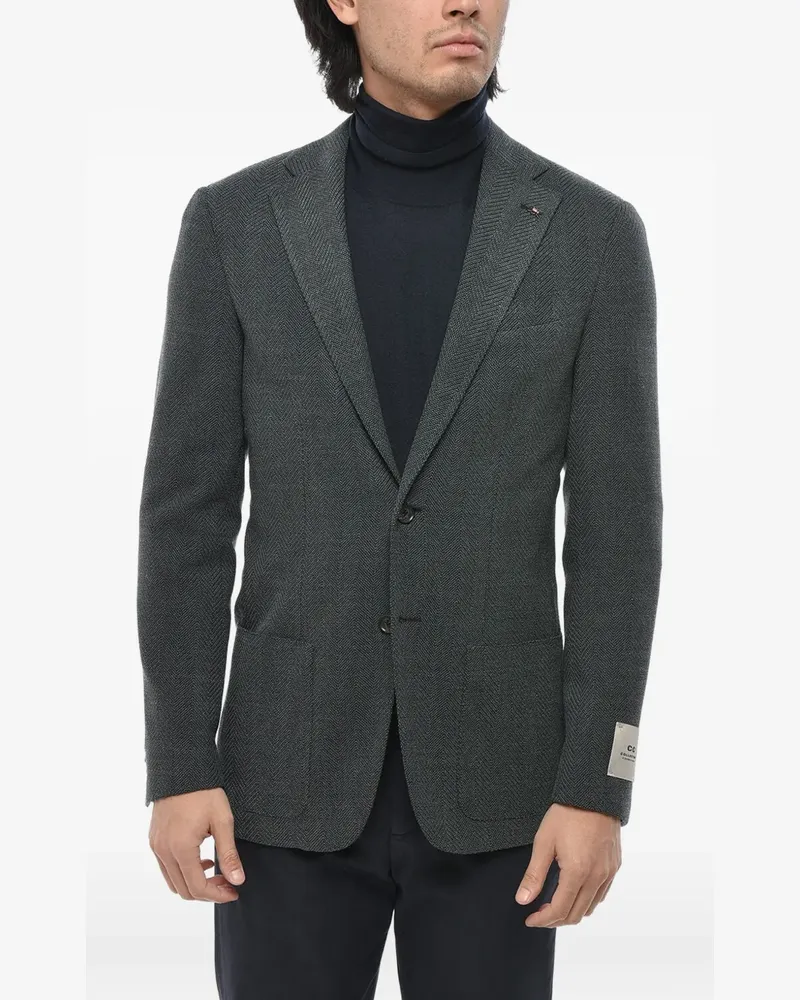 Corneliani single-breasted jacket - Grün Grün