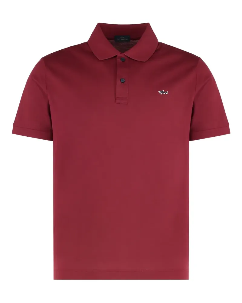 Paul & Shark Poloshirt mit Logo-Stickerei - Rot Rot
