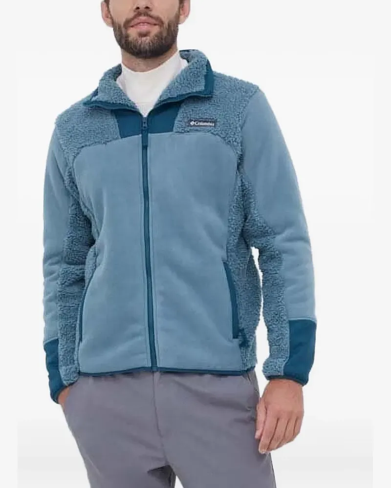 Columbia Sportswear Company Sweatshirtjacke mit Fleece-Einsatz - Blau Blau