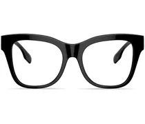 Brille mit eckigem Gestell - Schwarz