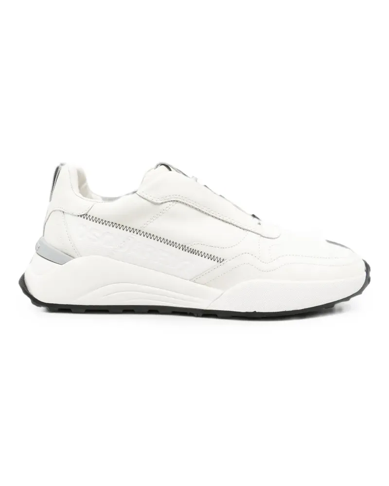Dsquared2 Flow logo-embossed panelled sneakers - Weiß Weiß