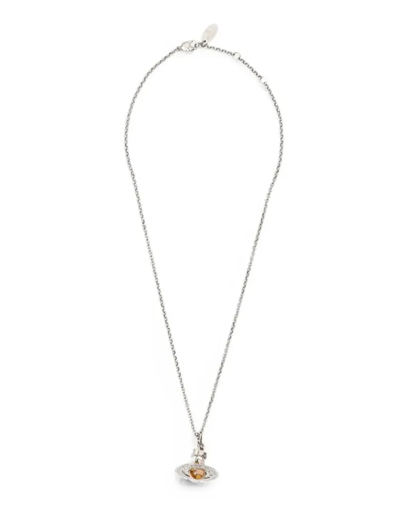 Vivienne Westwood Tiny Orb Halskette mit Anhänger - Silber Silber
