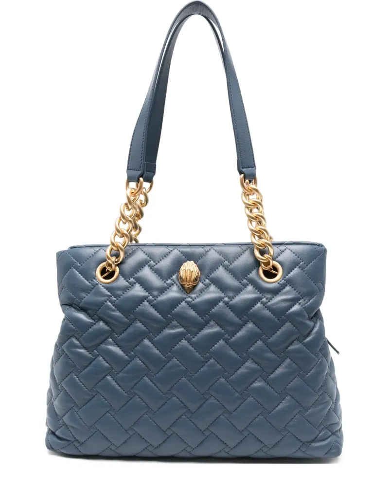 Kurt Geiger Gesteppter Kensington Tote Bag mit Kettendetail - Blau Blau