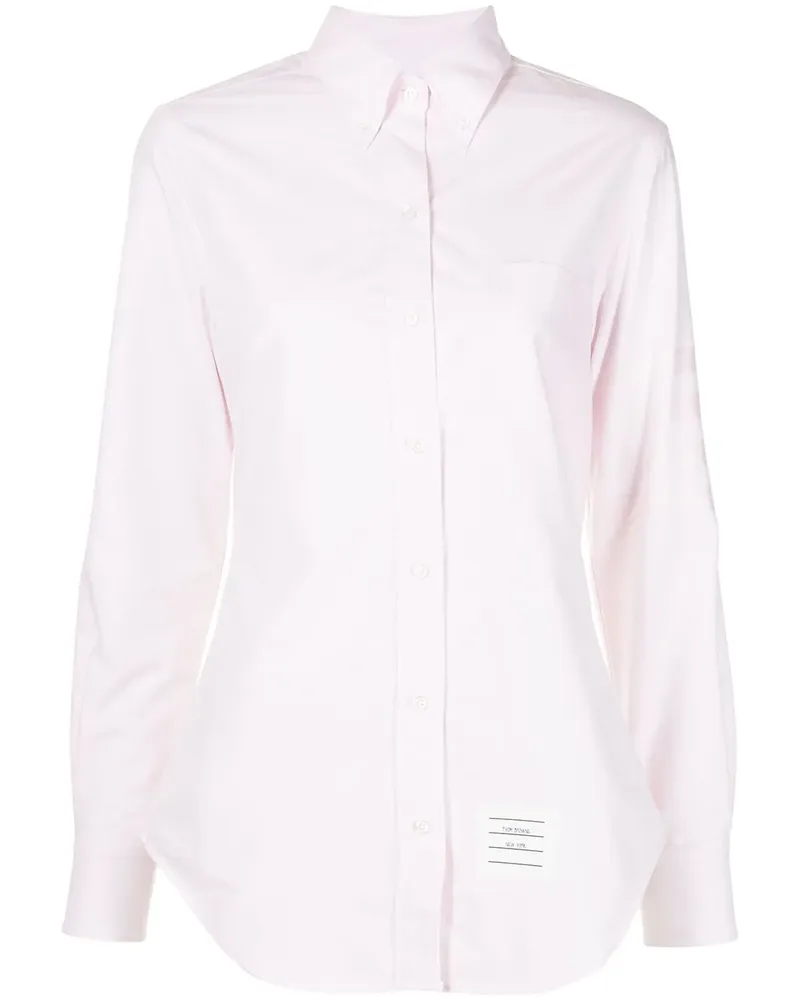 Thom Browne Button-down-Hemd mit Streifen - Rosa Rosa
