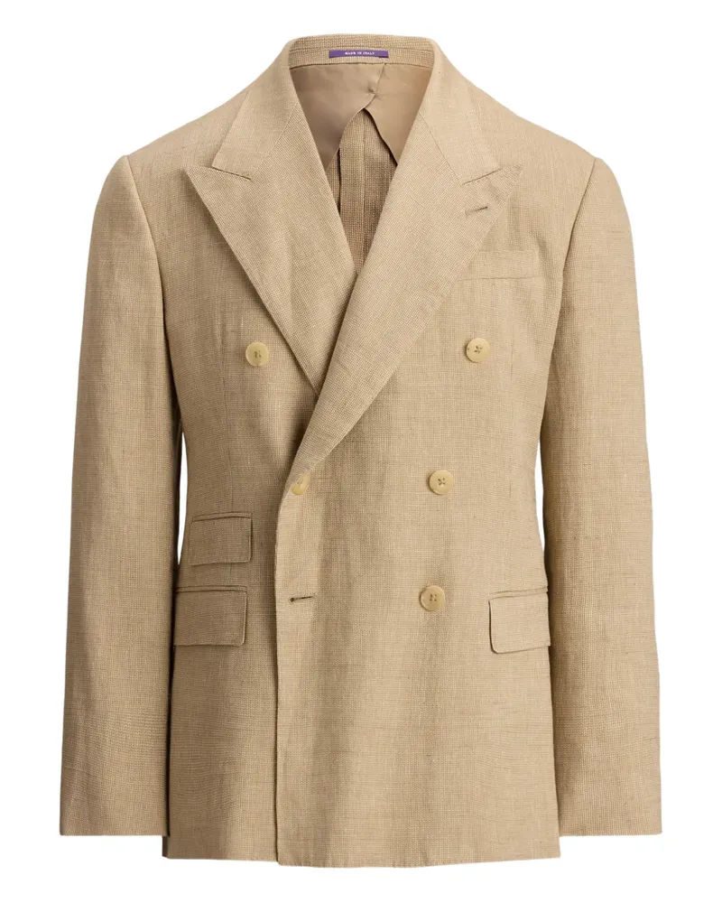 Ralph Lauren Doppelreihiges Sakko - Nude Nude