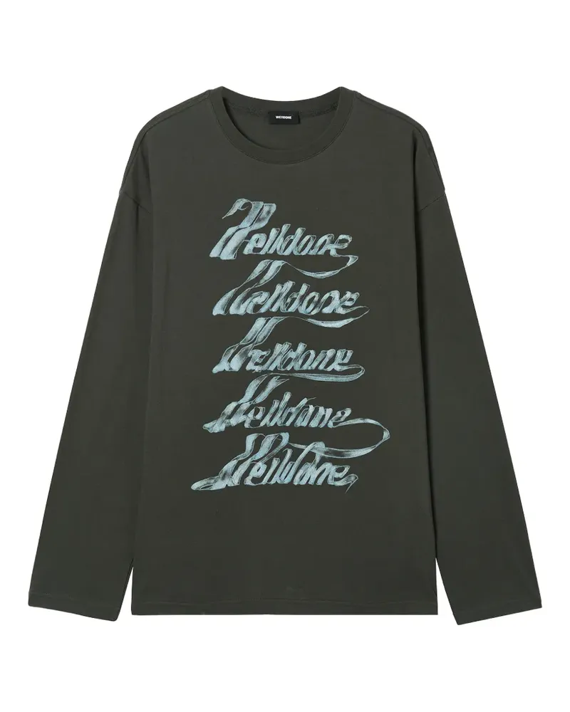 WE 11 DONE long-sleeve T-shirt - Grau Grau