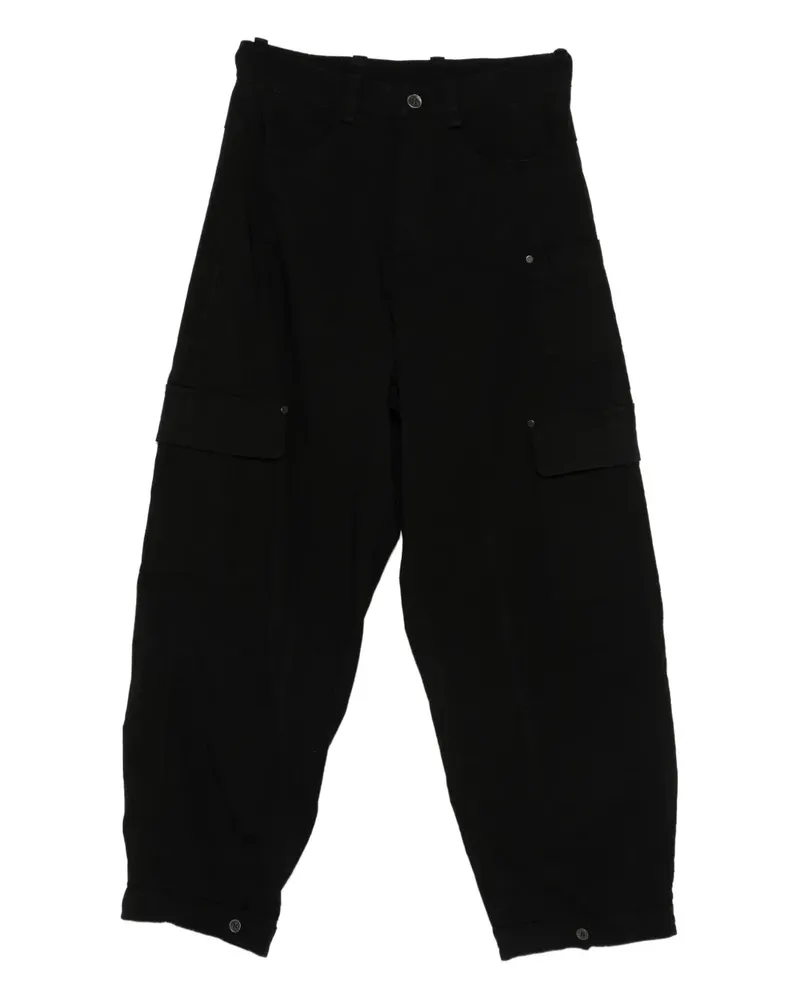 Masnada Hose mit aufgesetzter Tasche - Schwarz Schwarz