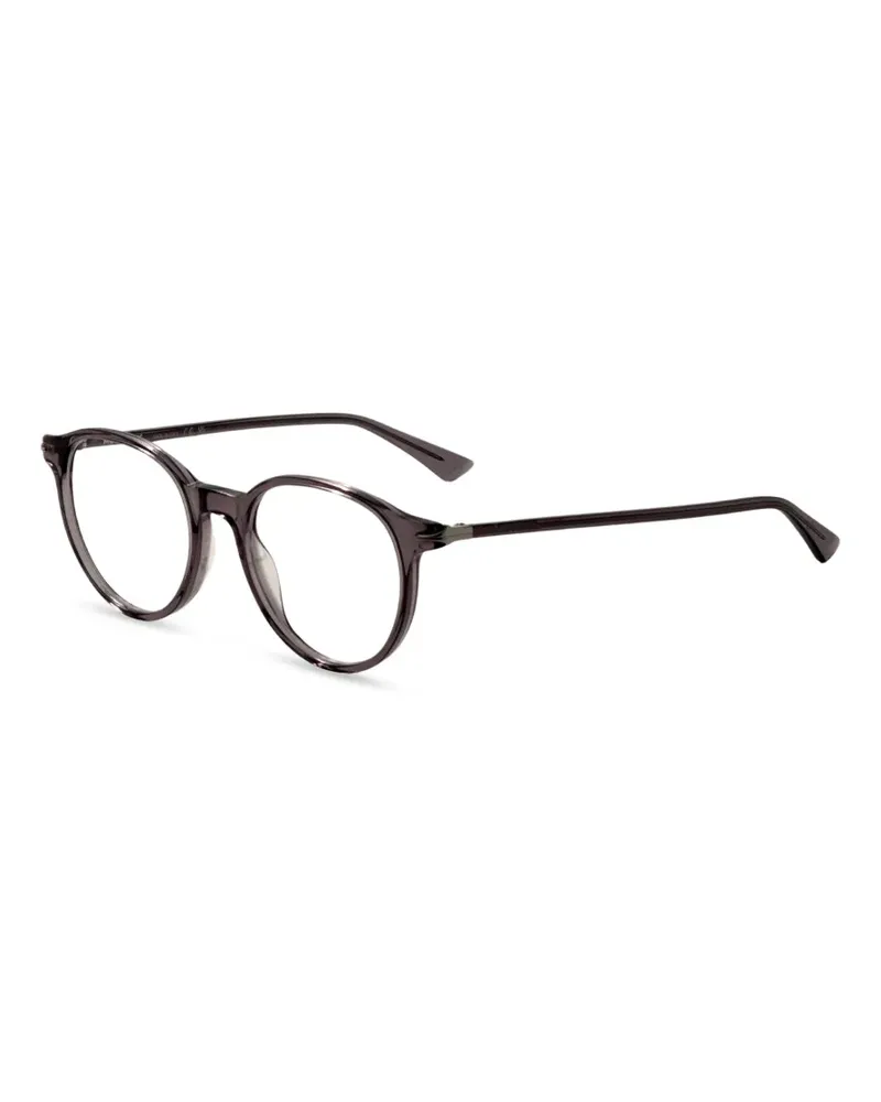 Montblanc Brille mit rundem Gestell - Grau Grau