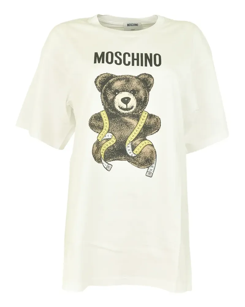 Moschino T-Shirt mit grafischem Print - Nude Nude