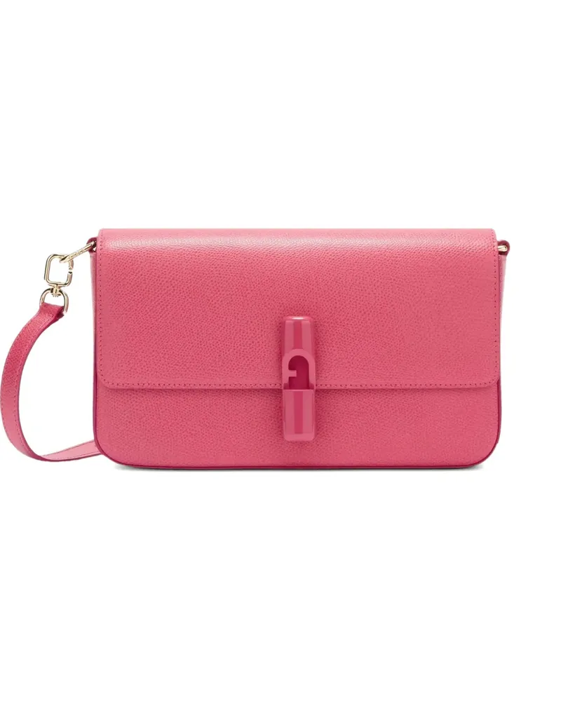 Furla S Iride Umhängetasche mit Logo-Detail - Rosa Rosa