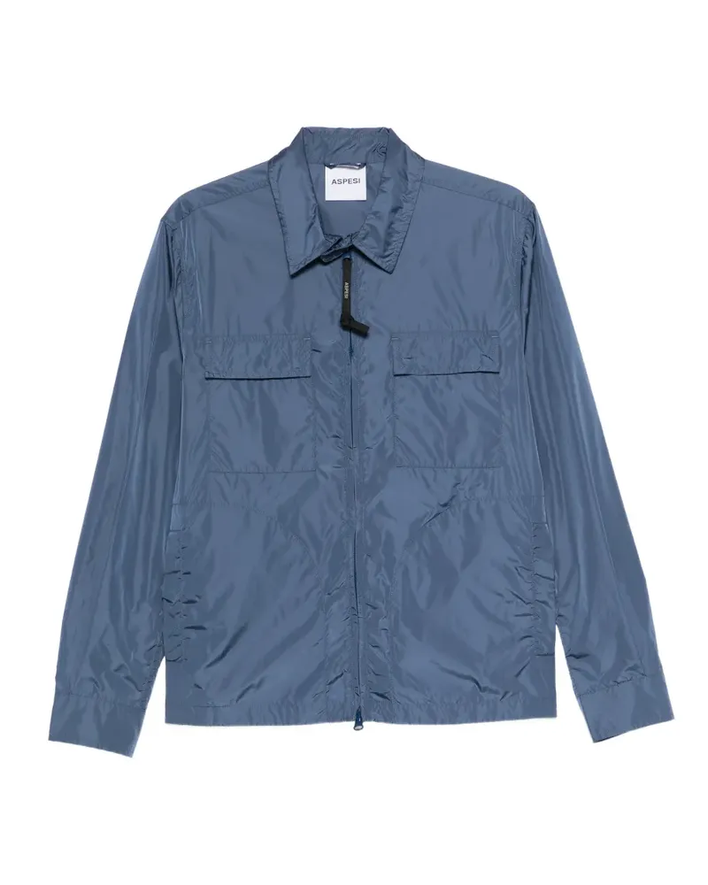 ASPESI Jacke mit Taschen - Blau Blau