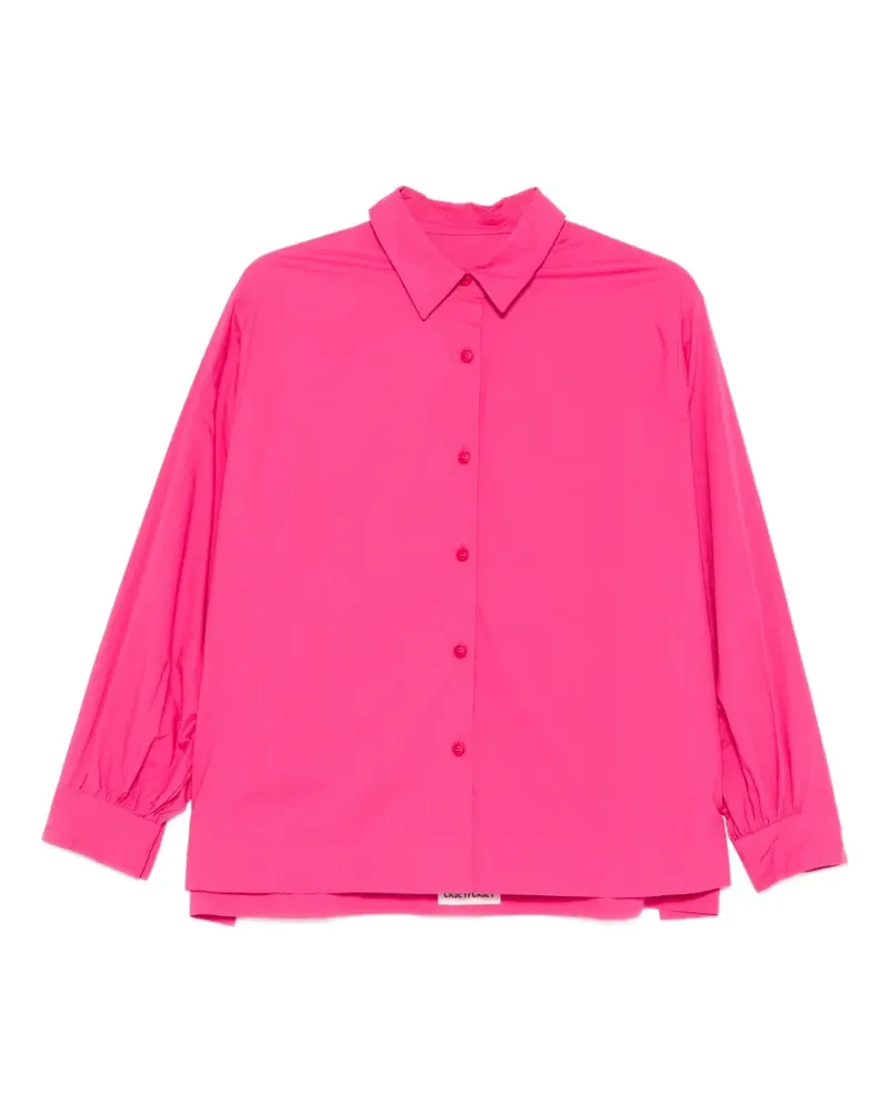 Casey Casey side-slit shirt - Rosa Rosa