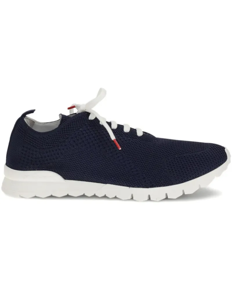 Kiton knitted-upper sneakers - Blau Blau