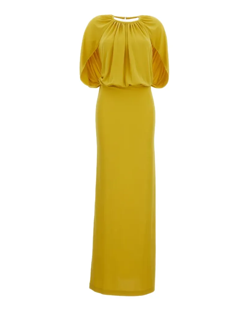 Des Phemmes draped maxi dress - Gelb Gelb