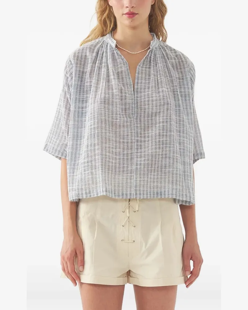 Antik Batik cotton blouse - Grau Grau