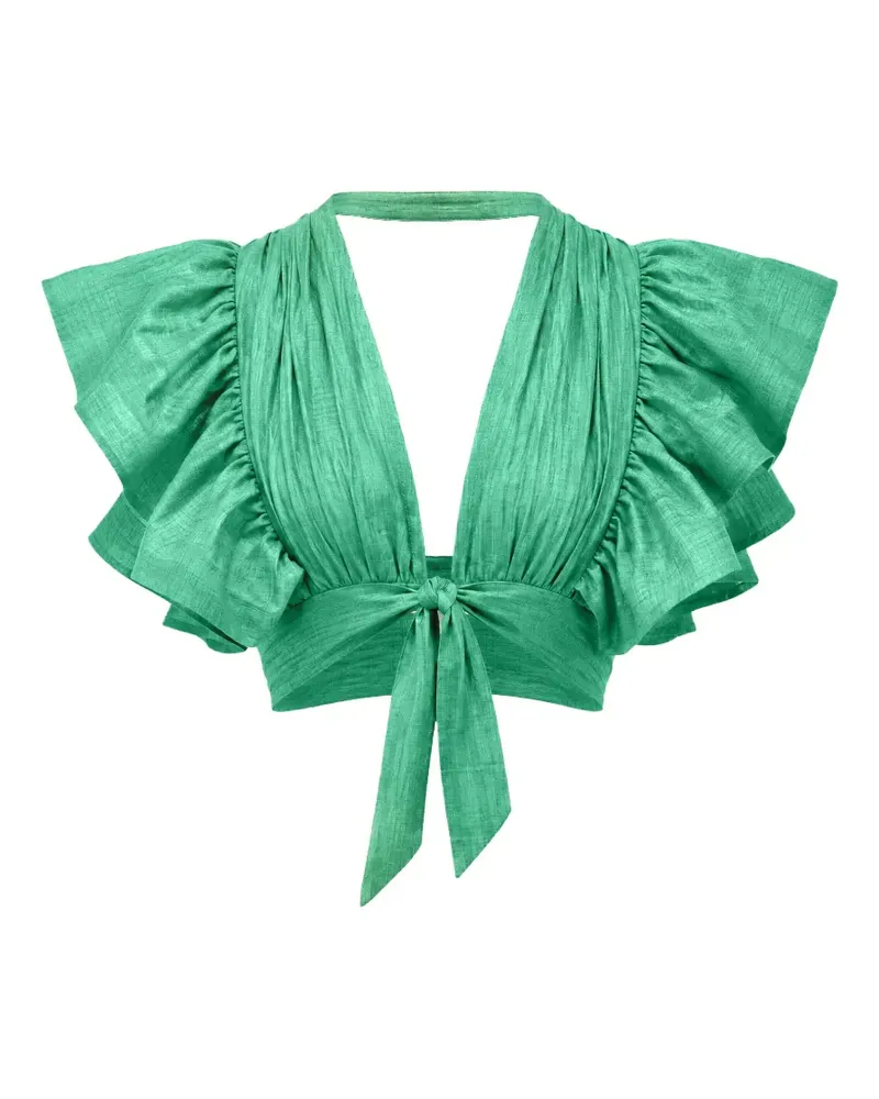 Alexis Varenna ruffled blouse - Grün Grün