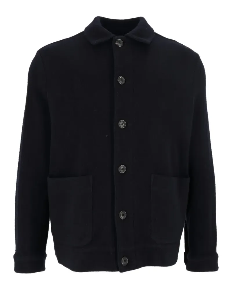 CIRCOLO 1901 garment-dyed shirt jacket - Blau Blau