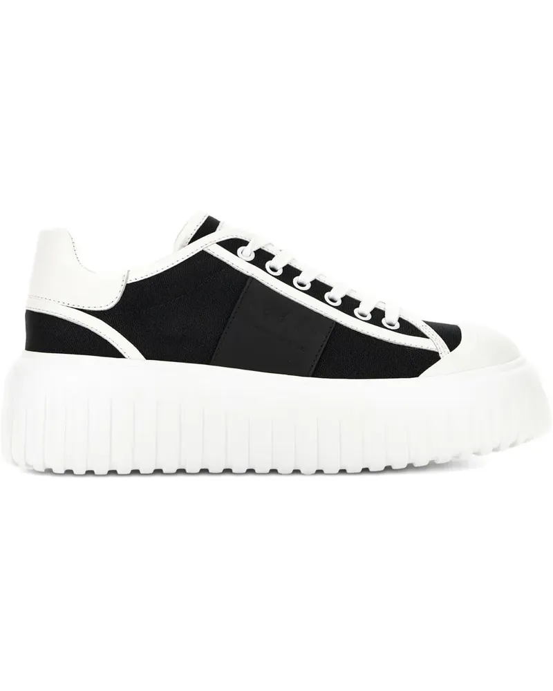 Hogan H-Stripes Sneakers - Schwarz Schwarz
