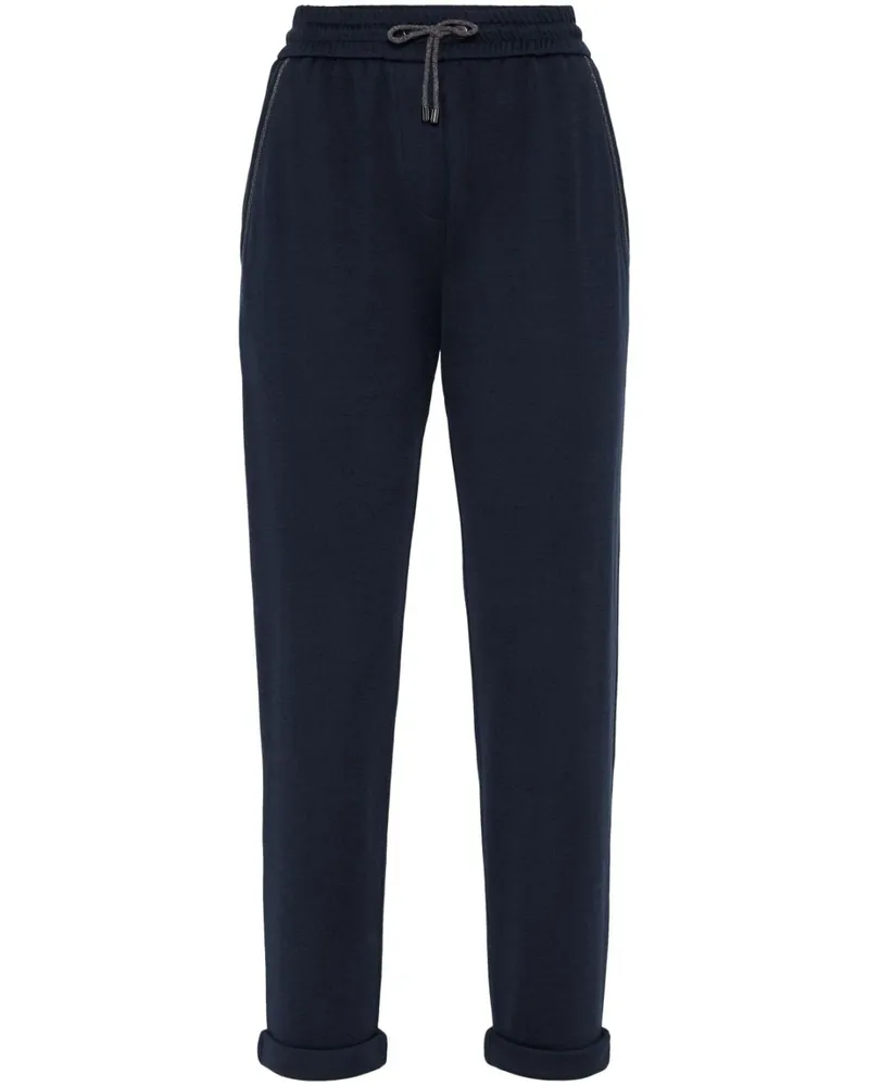 Brunello Cucinelli Hose mit geradem Bein - Blau Blau