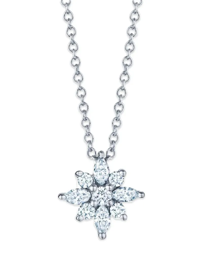 KWIAT Halskette mit Diamant und Sternmotiv - Silber Silber